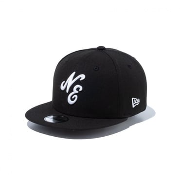 キッズ Youth 9FIFTY クラシックロゴ ブラック × ホワイト