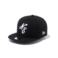 ニューエラ Youth 9FIFTY クラシックロゴ ブラック × ホワイト