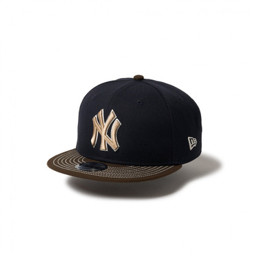 キッズ Youth 9FIFTY 2-Tone ニューヨーク・ヤンキース ネイビー ウォルナットバイザー