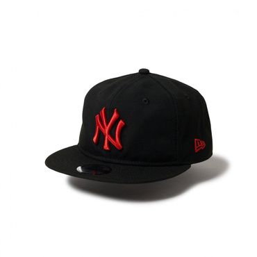 ニューエラ Youth 9FIFTY ボックスロゴ ブラック × ホワイト 14524540