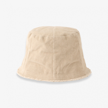 コーデュロイフリンジチューリップハット