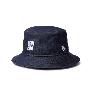 バケット01 Denim スクエアニューエラロゴ インディゴデニム