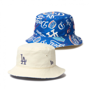 バケット01 リバーシブル Dodgers Pack ロサンゼルス・ドジャース クロームホワイト