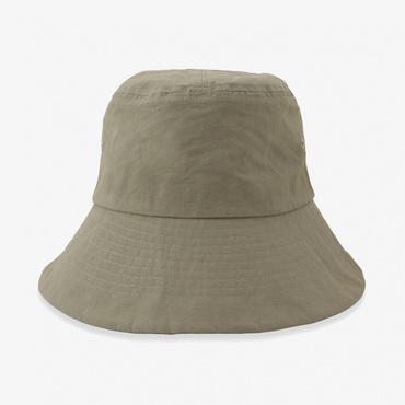 バックサテンFロングブリムハット