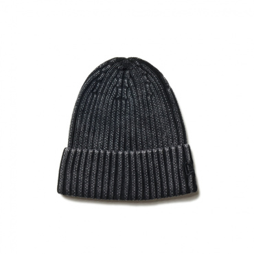 RIB CUFF KNIT ITALIAN WASH BLK