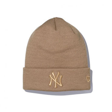 ベーシック カフニット New York Yankees ニューヨーク・ヤンキース ベージュ