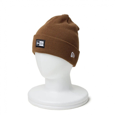 ベーシック カフニット Box Logo ボックスロゴ ウーブンパッチ ウォルナット