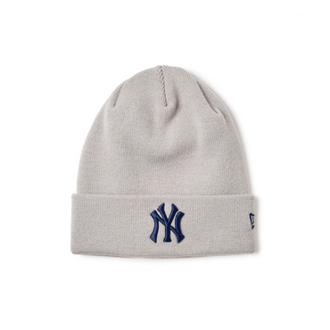 ベーシック カフニット MLB Team Logo ニューヨーク・ヤンキース ライトグレー