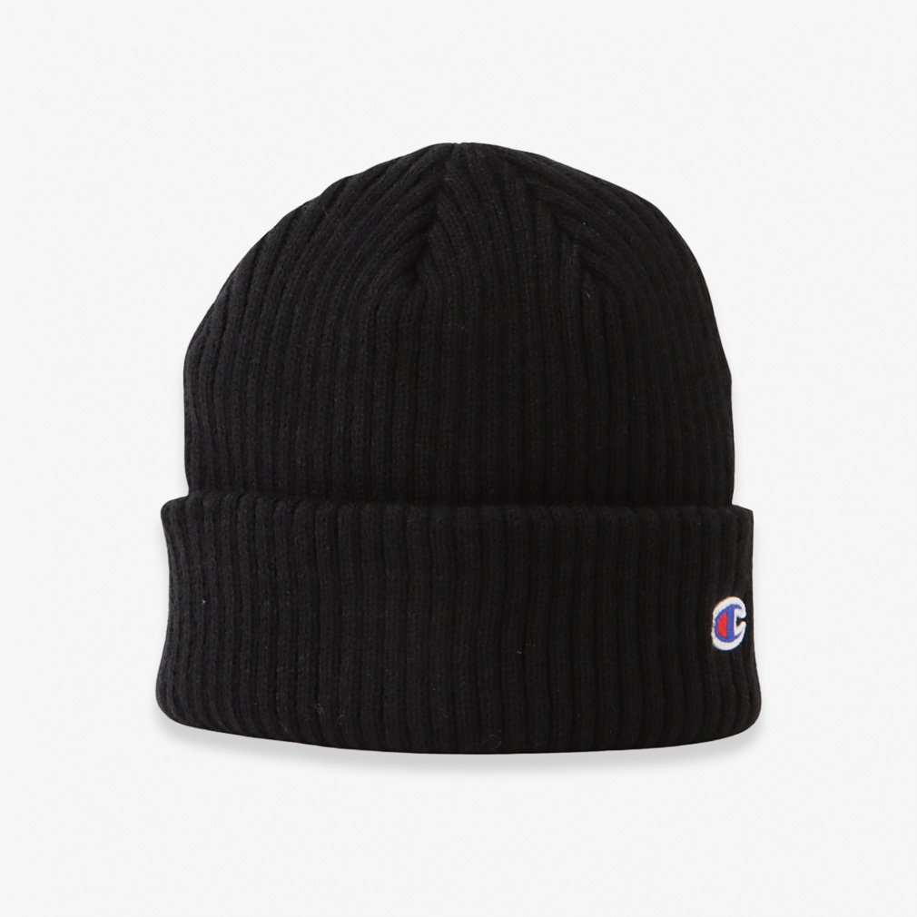 チャンピオン ニット帽 リブニットワッチ 492-013A 帽子 ： ブラック