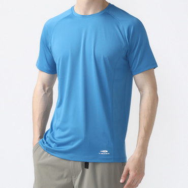 ティゴラ メンズ アウトドア 半袖Tシャツ 秒乾ドライインナー クルーネック TR-9D1424TS TIGORA