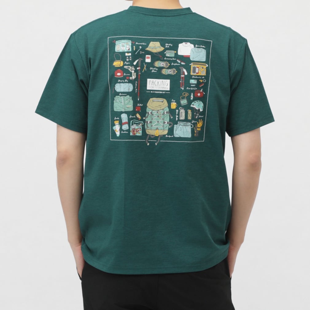 2025春夏 ティゴラ メンズ アウトドア 半袖Tシャツ グラフィック半袖T