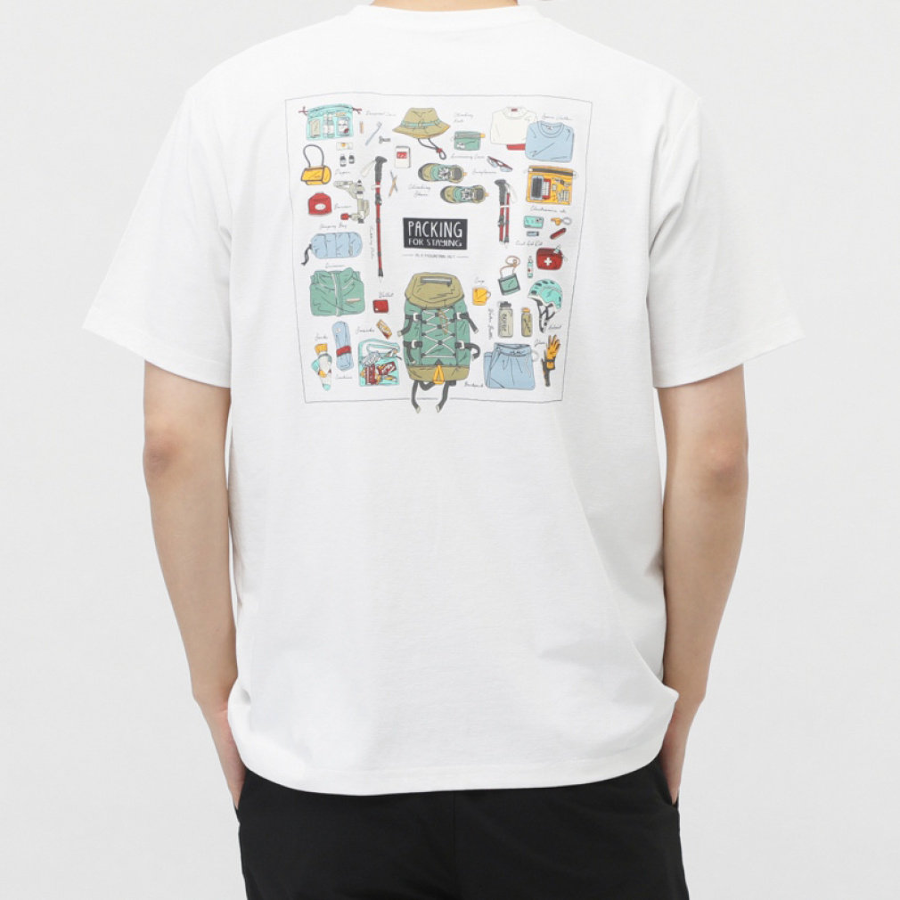 2025春夏 ティゴラ メンズ アウトドア 半袖Tシャツ グラフィック半袖T