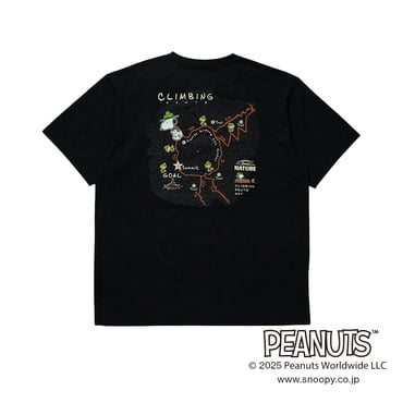 グラフィック半袖T 等高線(スヌーピー)