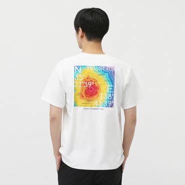 グラフィック半袖T 富士山等高線｜Alpen Online