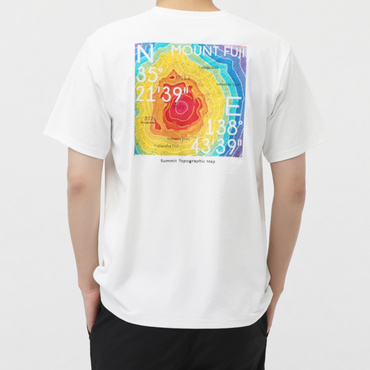グラフィック半袖T 富士山等高線