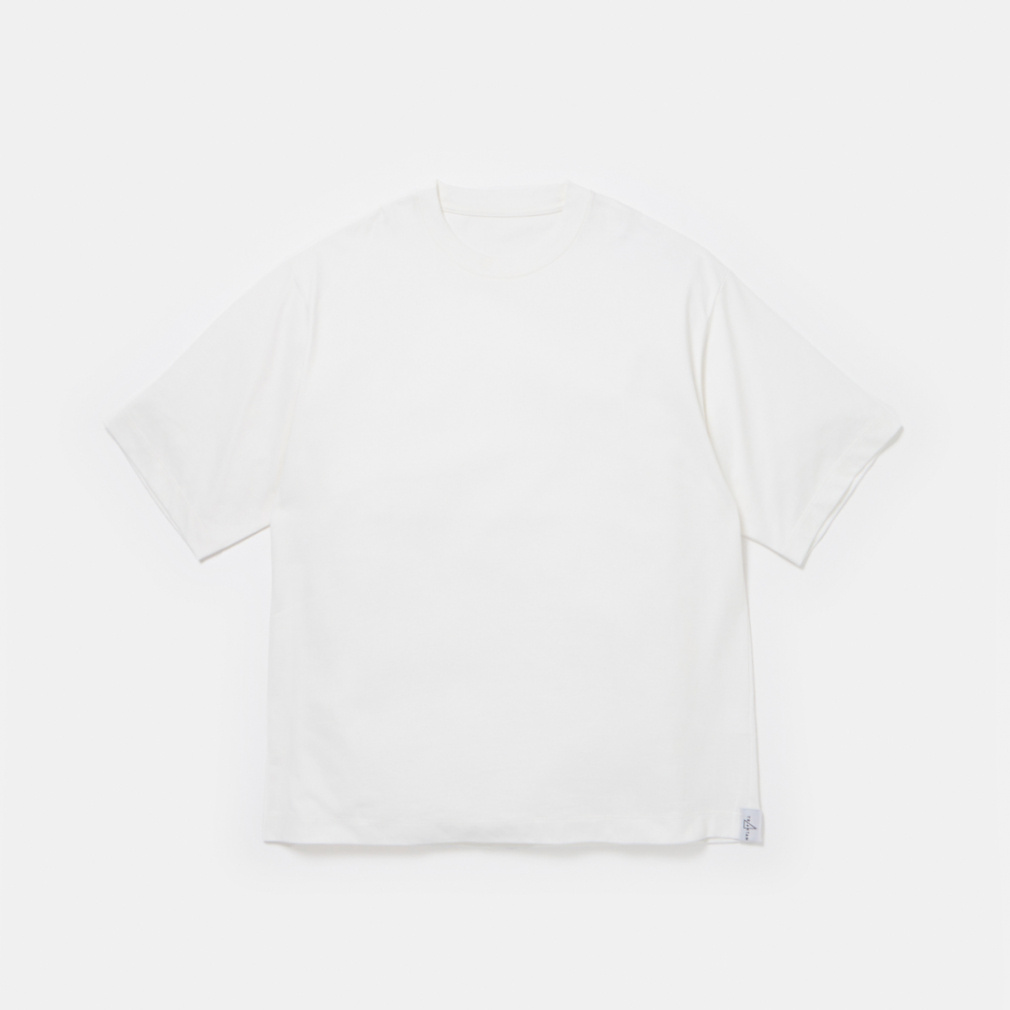 スリーストランド Tシャツ(ホワイト-S)