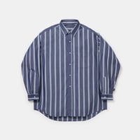 100/2ブロード ストライプシャツ