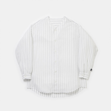 コットンドビー ベースボールシャツ(オフホワイト-S)