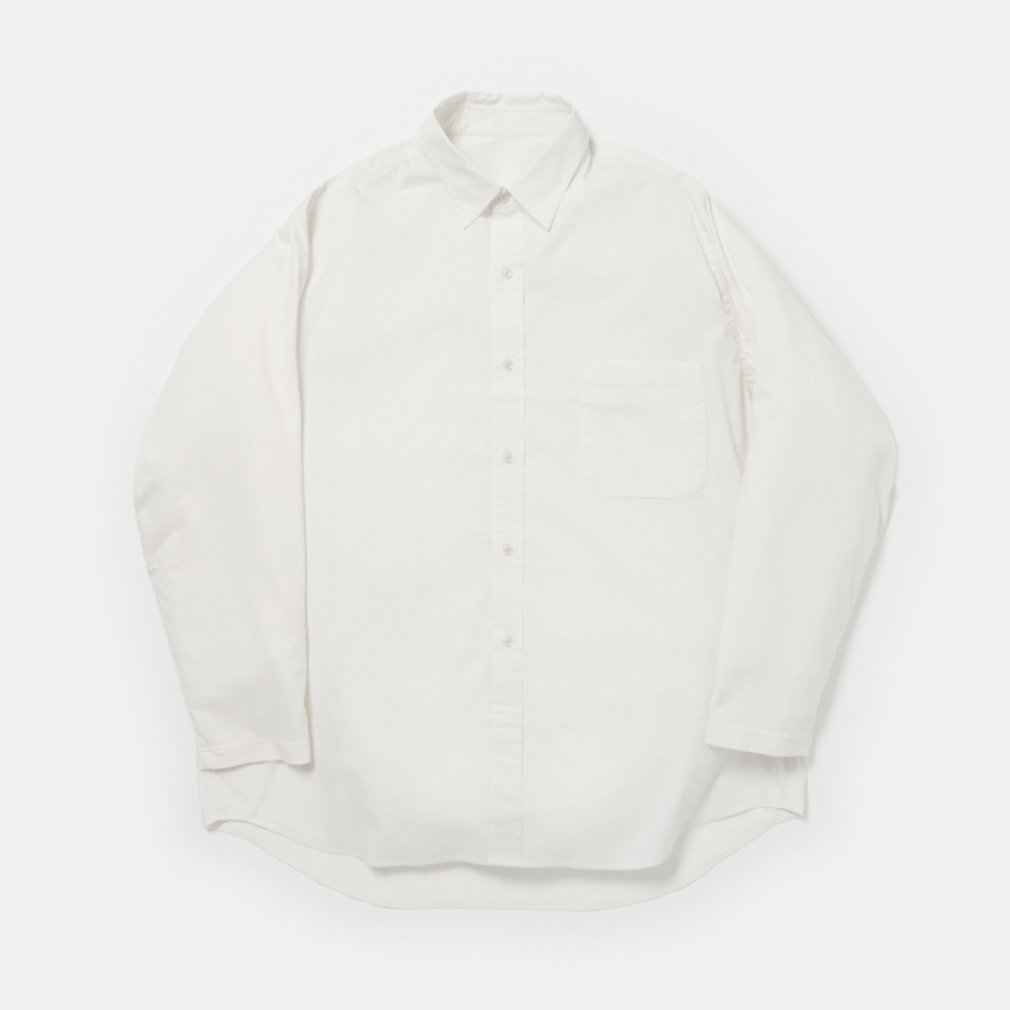 CNPuストレッチ コンビネーションシャツ(ホワイト-S)