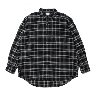 テックフランネル アウターシャツ(ネイビー-S)