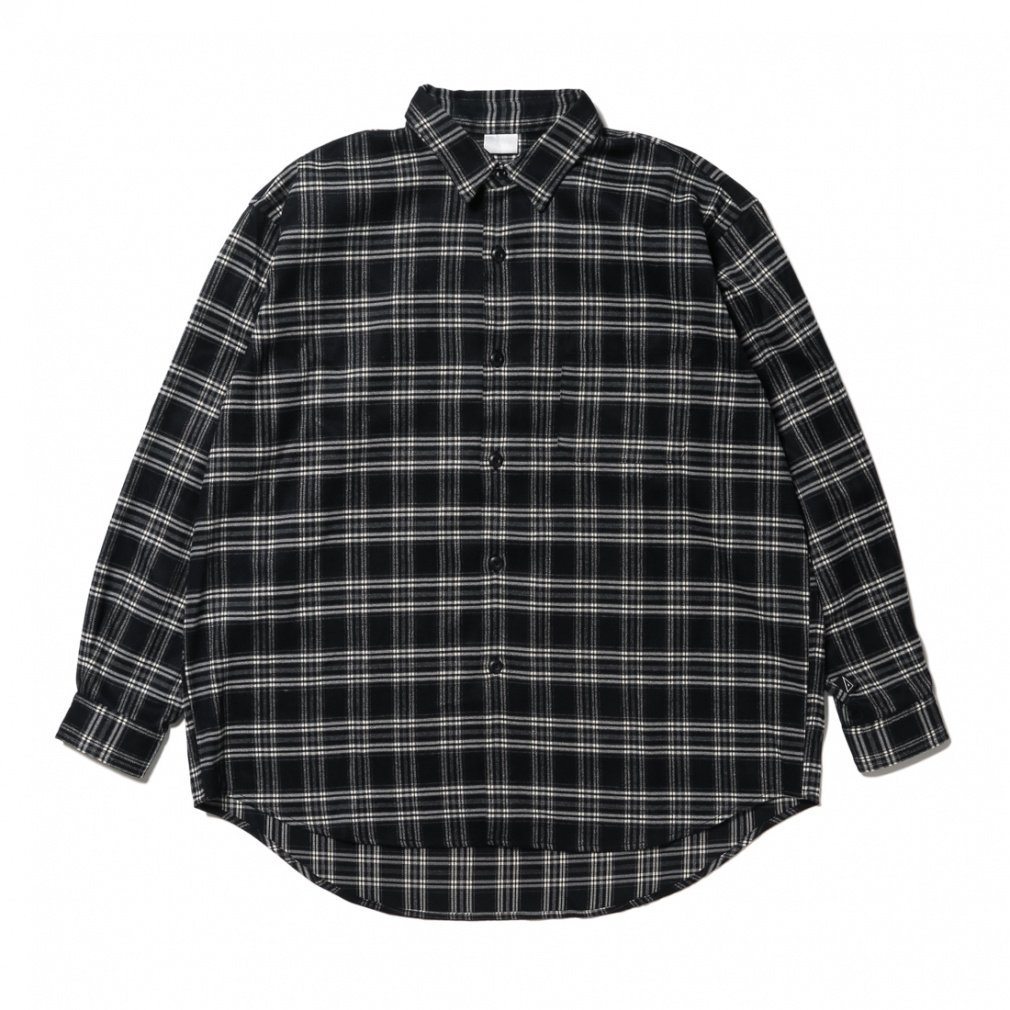 テックフランネル アウターシャツ(ネイビー-XS)