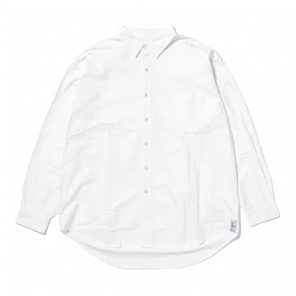 ウォッシュアウト オックスフォードシャツ(ホワイト-XS)