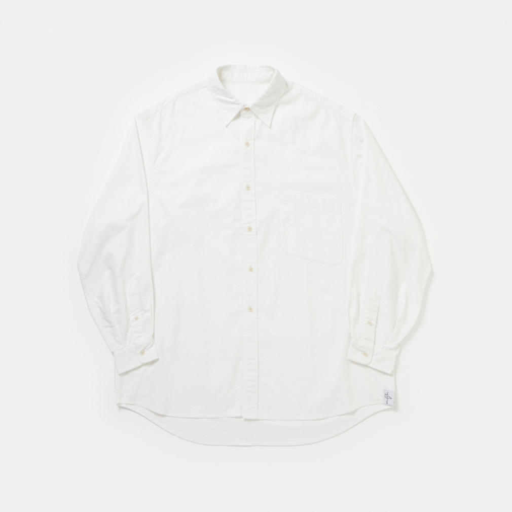 ウォッシュアウト オックスフォードシャツ(ホワイト-XS)
