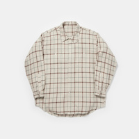 メランジネル フラップカラーシャツ