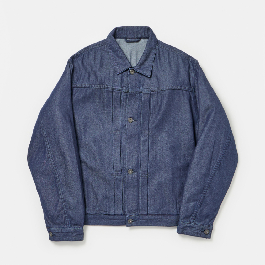 ブルー　デニム　ストライプ　ブルゾン　ジャケット Levi's ストライプ デニムジャケット | ブルー | FARFETCH JP