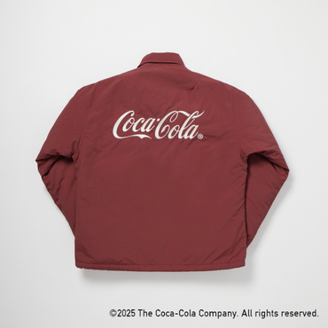 コカ･コーラ コーチジャケット(ボルドー-S)