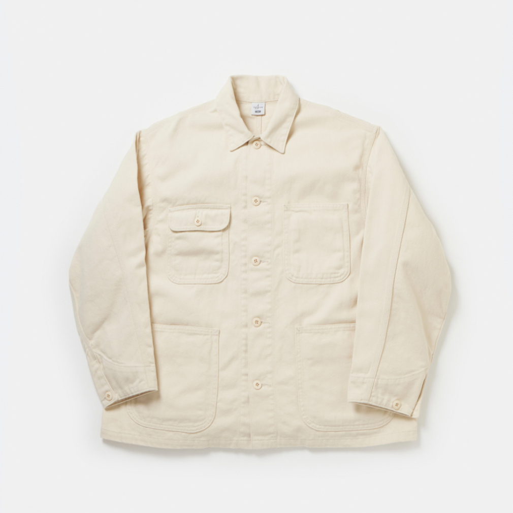 コットン カバーオールジャケット