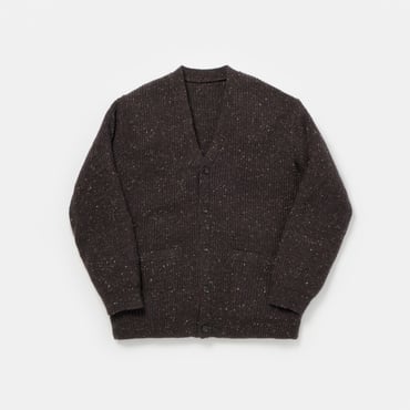 CNY両畦編み ニットカーディガン