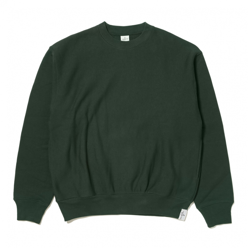 ヘビーウェイト裏起毛 スウェットシャツ(ディープグリン-XS)