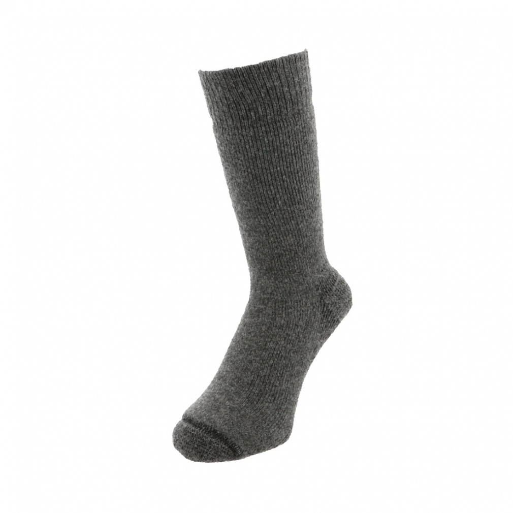 極厚トレッキングウールソックス(ダークグレー-25-27cm)