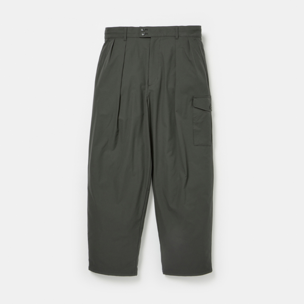 撥水リップストップ カーゴパンツ(カーキ-S)