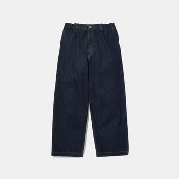 ヘビーオンスコットン ワイドパンツ(ネイビー-S)