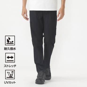 M 4WAYストレッチパンツ(ブラック-S)