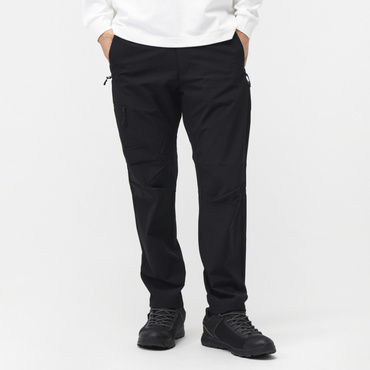 4WAYストレッチパンツ ゆったり(ブラック-L-70)