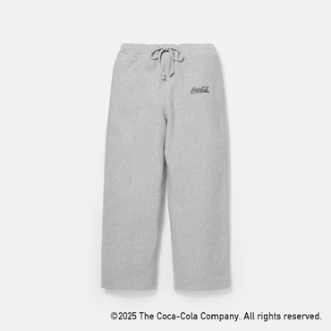 コカ･コーラ ワイドスウェットパンツ(グレー-S)