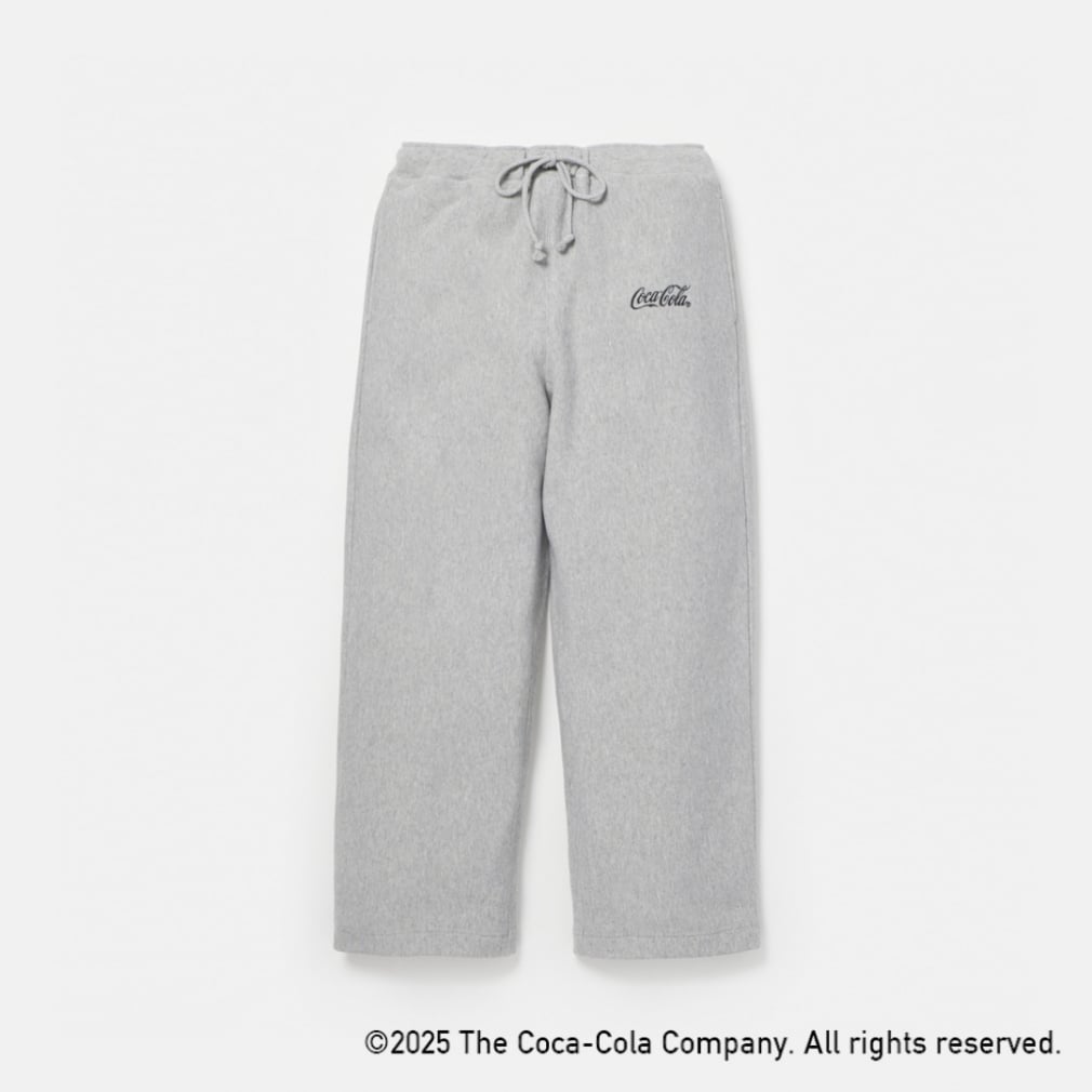 コカ･コーラ ワイドスウェットパンツ(グレー-S)