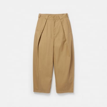 コットンツイル オーバータックパンツ