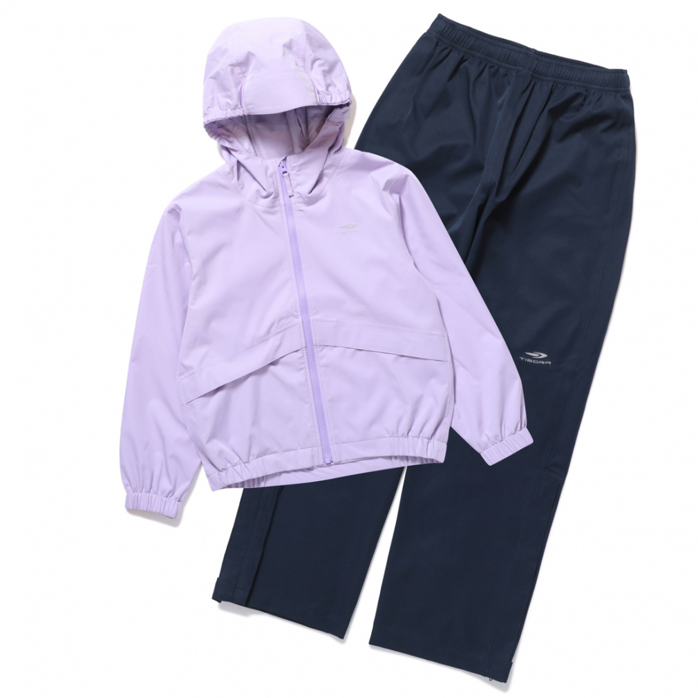 2025春夏 ティゴラ ジュニア キッズ 子供 アウトドア レイン上下セット ジュニアレインウェア上下セット TR-9D4005RS TIGORA