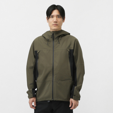 グランピエ　藍染　オープンフロントジャケット LUXEAKMPLUS (リュクスエイケイエムプラス) フルジップ フロント