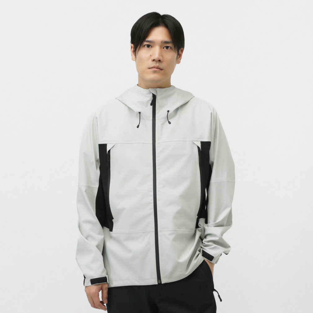 グランピエ　藍染　オープンフロントジャケット embroidered-champion-packable-