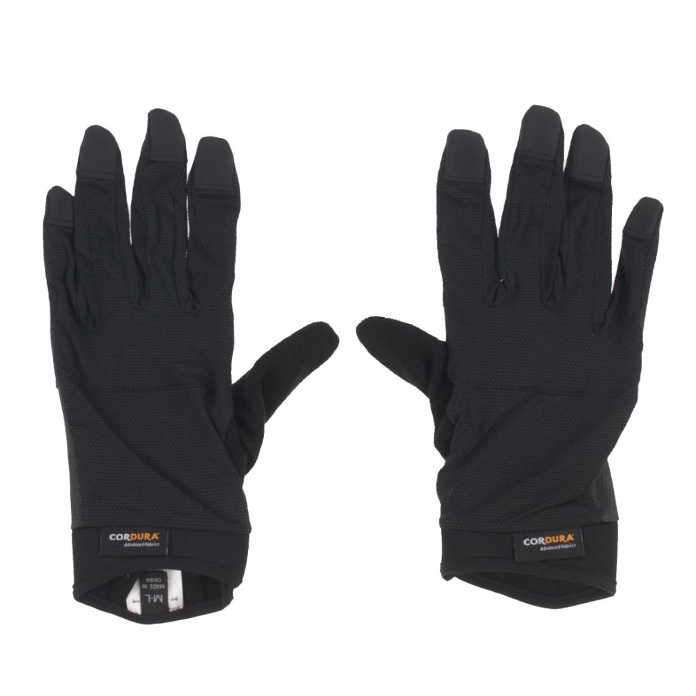 トレッキンググローブ コーデュラ(R)素材使用(ブラック-S-M)