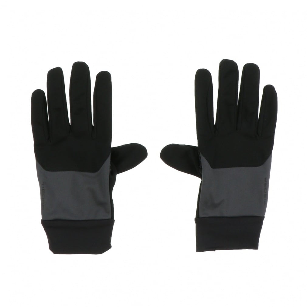 アイヒート防風ストレッチグローブ(ブラック×ダークグレー-S-M)