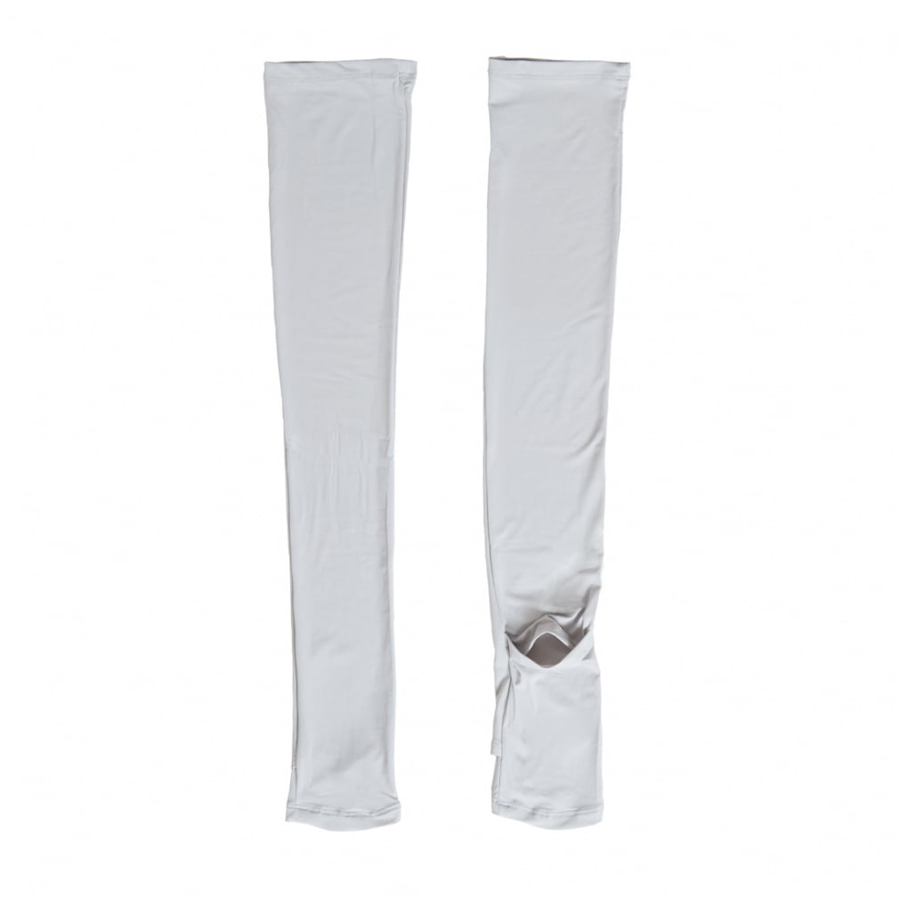 アームカバー手甲ロング(ライトグレー-FREE)