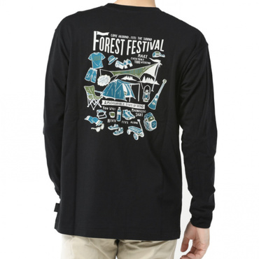 コーデュラ天竺ロングスリーブグラフィックTシャツ