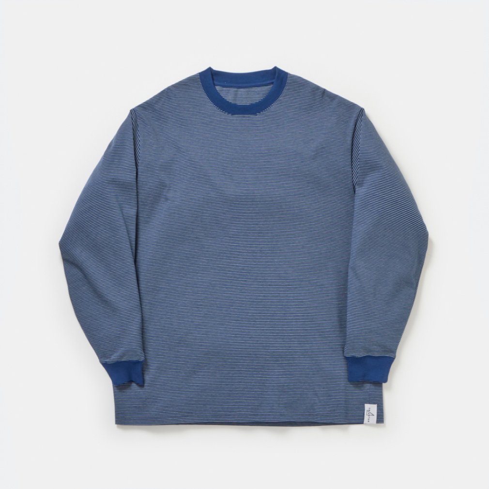 コンパクト天竺 マイクロボーダーロンT(ネイビー-S)