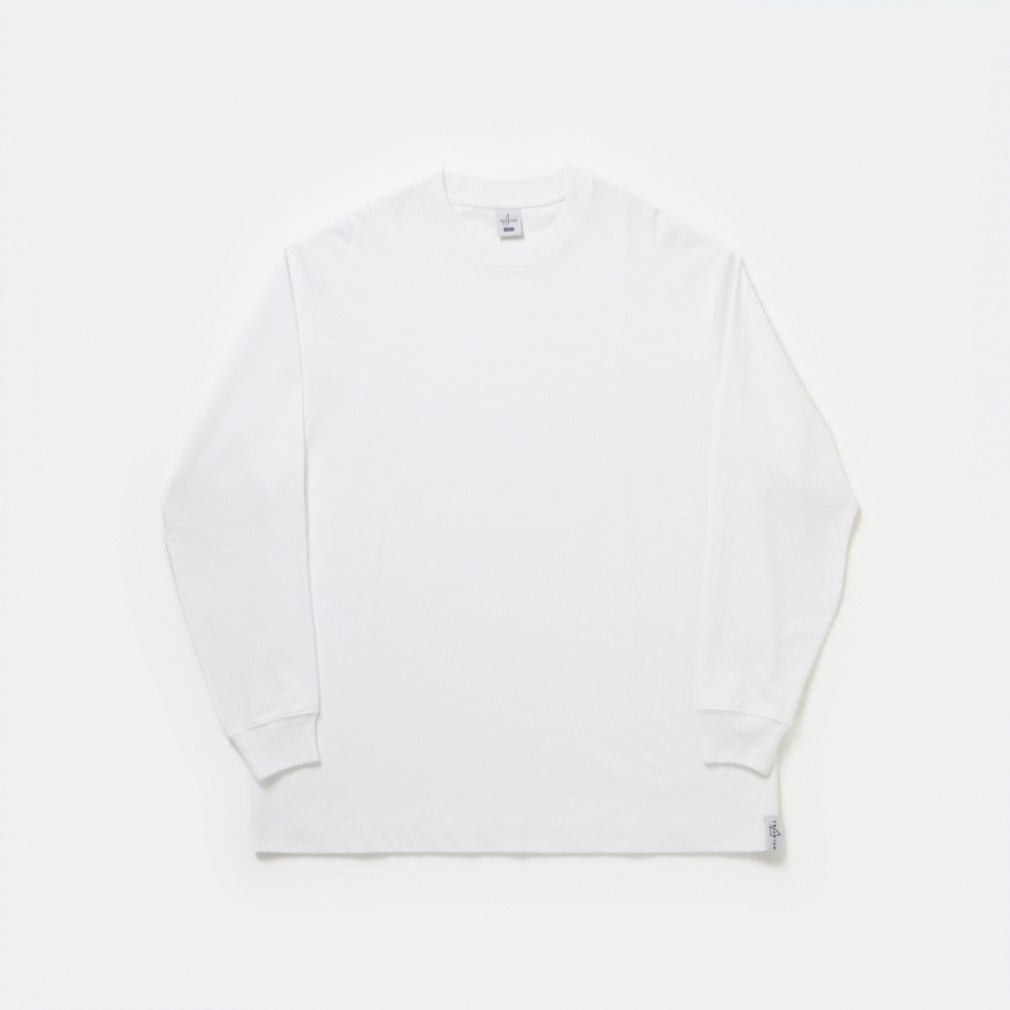 スリーストランド ロングTシャツ(オフホワイト-XS)